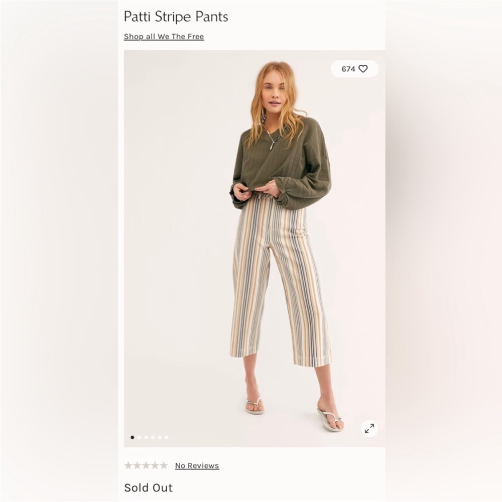 Free People We The Free Pants Size 27